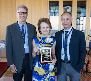 Claire Brindis with Brian Alldredge and Mitch Feldman